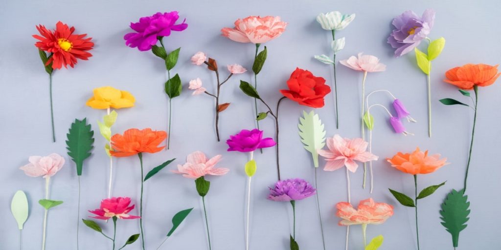 How to make a tissue paper flowers easy