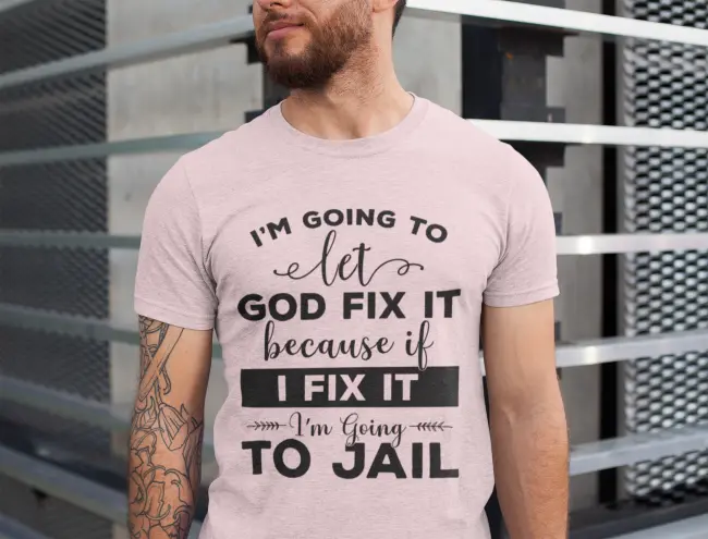 Christian Quotes SVG I'm Going To Let God Fix It SVG