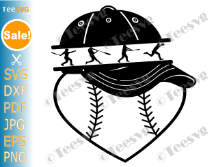 Love Baseball Svg Png Clipart, Baseball Heart SVG, Hat Baseball Cap SVG for Cricut, Baseball Quotes SVG Vector Design .