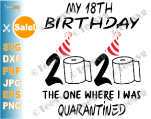 Download 18th birthday quarantine SVG files The One Where I Was ...