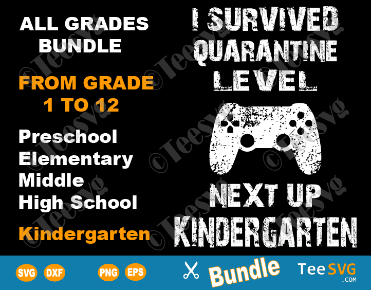 Download I Survived Quarantine Level SVG PNG Bundle From First to ...