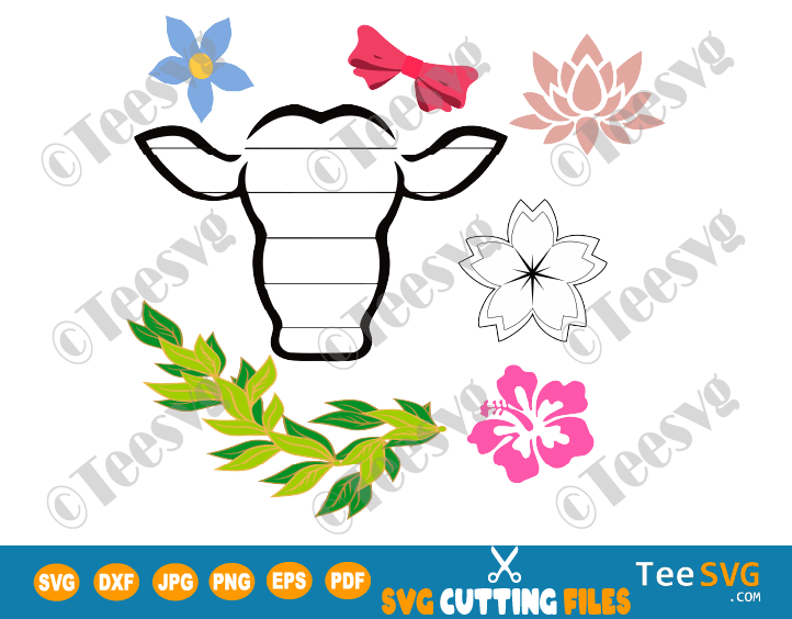 Cow Shiplap with Flowers Laser Ready SVG Animal Farm Ship lap PNG