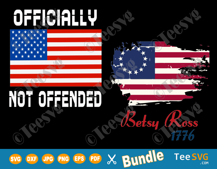 american flag shirt decal