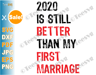 2020 Is Still Better Than My First Marriage SVG