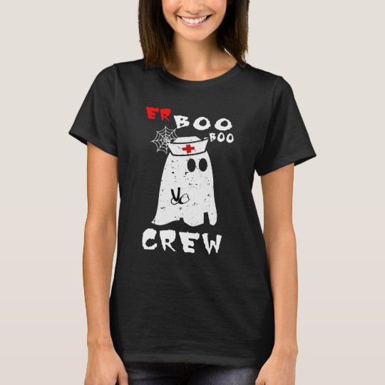 Er Boo Boo Crew Nurse Ghost Halloween Shirt