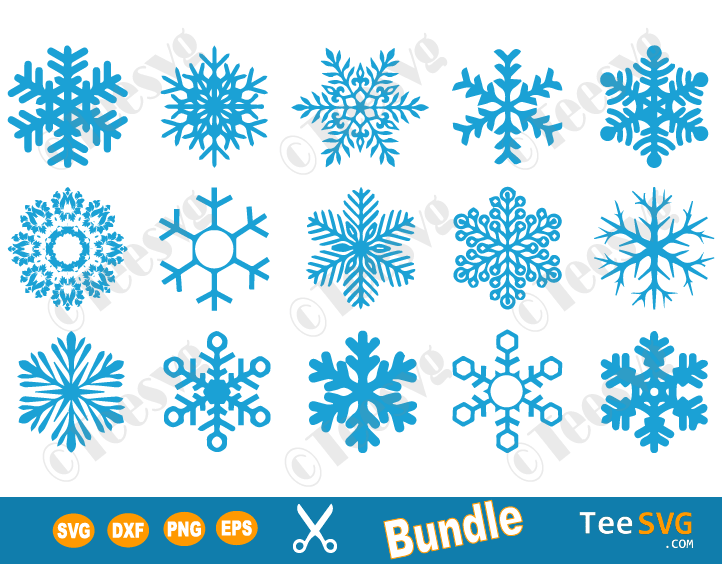 Download Snowflake Svg Cut File Bundle Frozen Snowflake Svg 15 Snowflakes Cutout Files Christmas Snow Flake Png Icon Snow Flakes Download Teesvg Etsy Pinterest