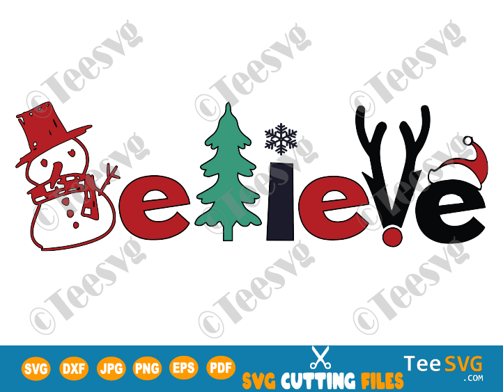 Download Believe Christmas Svg Cuttable Design Believe In Christmas Svg Png Shirt Cut File Image Diy Believe Christmas Sign Svg Files Teesvg Etsy Pinterest