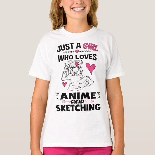 Just a Girl Who Loves Anime Digital Clipart Svg Png Instant 