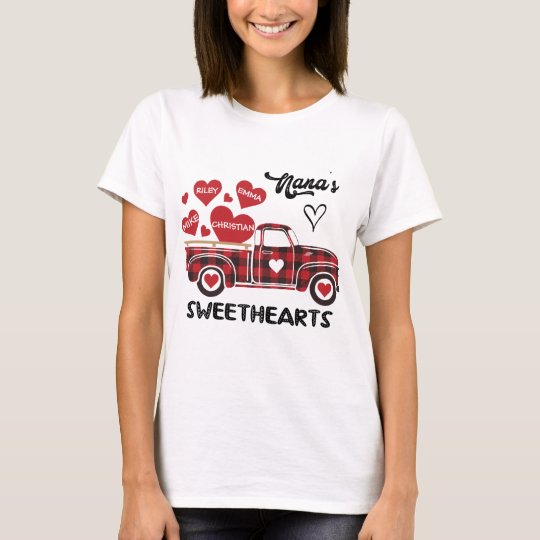 Download Nana S Sweethearts Svg Png Personalized Grandma S Sweethearts Truck Svg Valentines Red Plaid Nana Truck Svg Grandmother Sweetheart Shirt With Names Grandkids Grandchildren Valentine Day Crafts Teesvg Etsy Pinterest