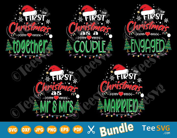 Download Our First Christmas SVG Files Bundle - 1st Christmas as a ...