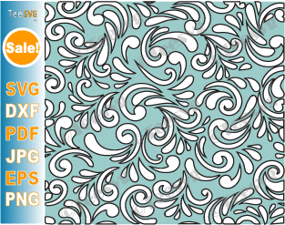 Seamless Pattern Svg Pattern Svg Cut File Seamless Clipart 