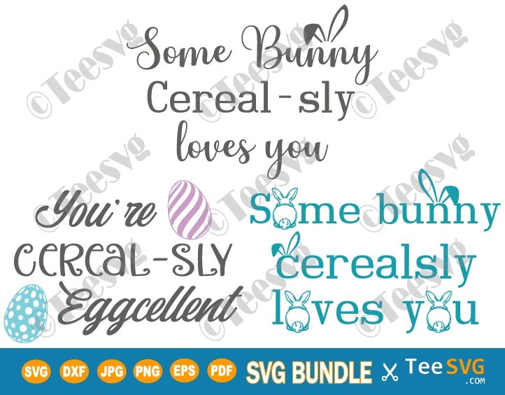 Download Some Bunny Cereal-sly Loves You SVG Bundle, Easter Cereal ...