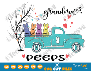 Download Grandma's Peeps SVG PNG Personalized Easter Grandma Peeps ...
