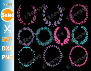 Laurel Wreath SVG, Keychain patterns SVG, Floral Wreath SVG, Keyring patterns SVG, Laurel weath SVG, Keychain SVG Monogram