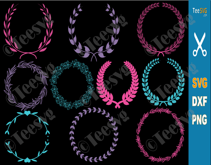 Laurel Wreath Svg Bundle Keychain Patterns Svg Floral Wreath Svg Keyring Patterns Svg Laurel Weath Svg Keychain Svg Monogram Teesvg Etsy Pinterest