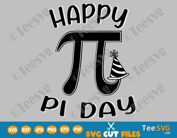 Pi Day SVG PNG, Happy Pi Day National Birthday, Cute Funny Teacher Math Love Geek Symbol