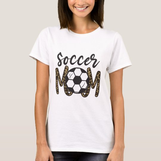 soccer mom leopard shirt funny soccer mom mother's day