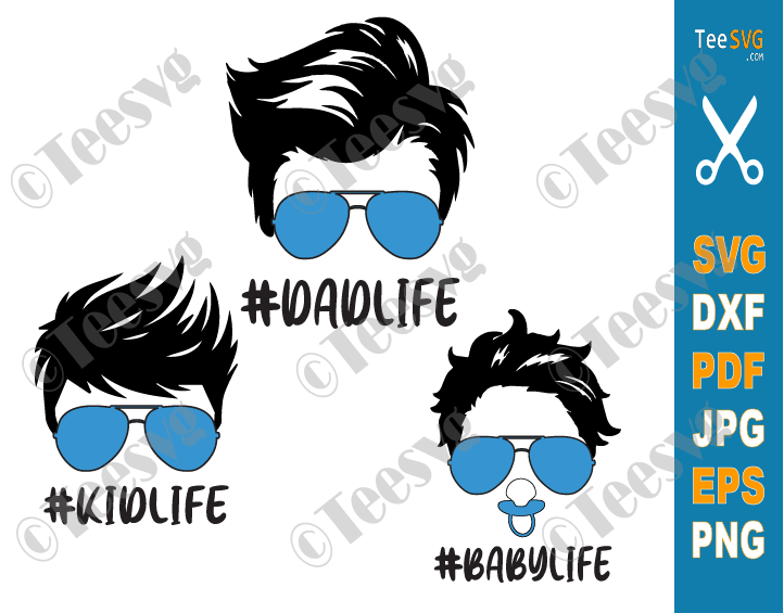 Download Dad Daughter Son Svg Bundle Dad Life Kid Life Svg Png Baby Life Svg Files Messy Bun Hair Family Life Svg Teesvg Etsy Pinterest