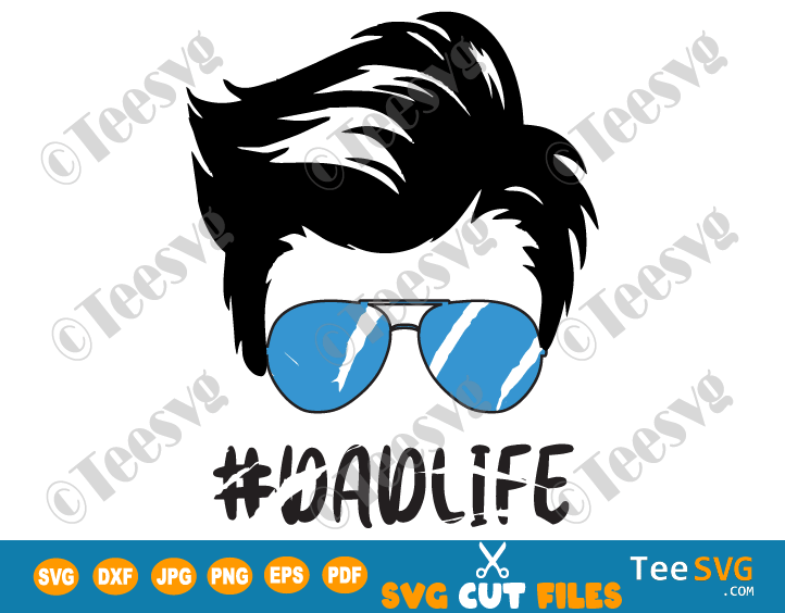 The walking Dad, sunglasses, fathers day gift - free svg file for members -  SVG Heart