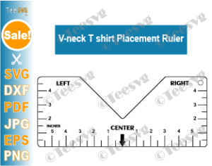 Download Shirt Placement Ruler Svg V Neck Diy Shirt Ruler T Shirt Ruler Template T Shirt Ruler Svg Printable Guide For Cricut Teesvg Etsy Pinterest