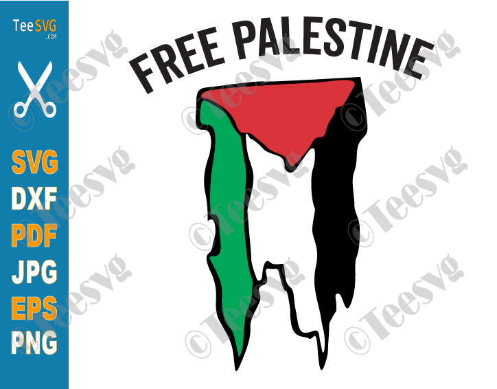 Free Palestine SVG PNG Palestinian Flag
