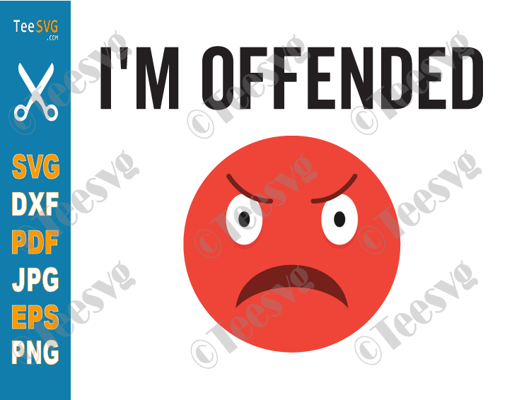 Simple Upset Emoticon Face PNG & SVG Design For T-Shirts