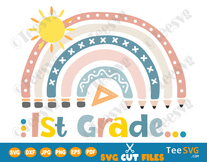 Cricut Back To School First Grade Squad Shirt + Free Cut File