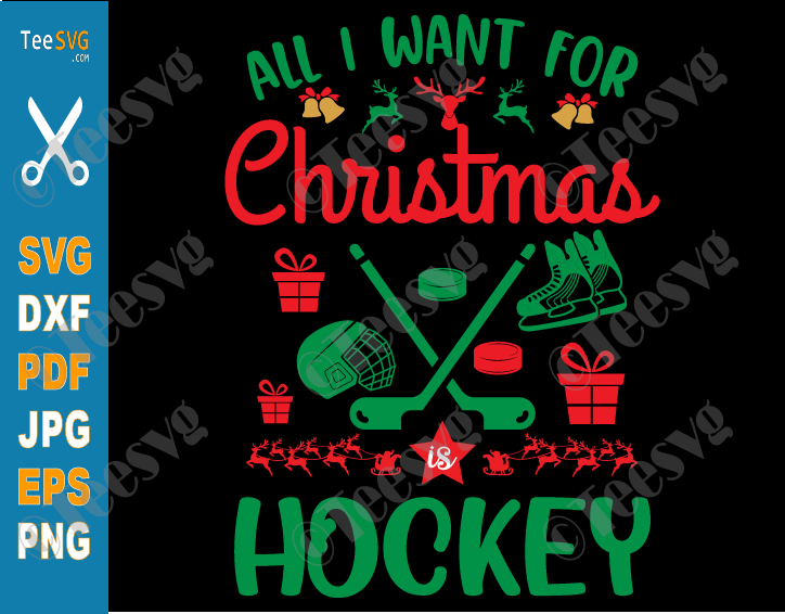 Art & Collectibles Drawing & Illustration Digital Eat Sleep Hockey SVG