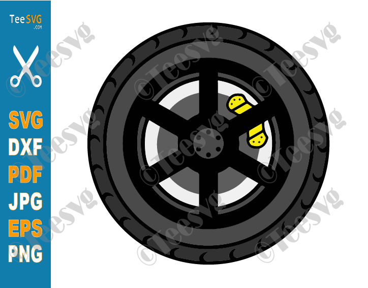 Tire SVG File Vector Clipart PNG