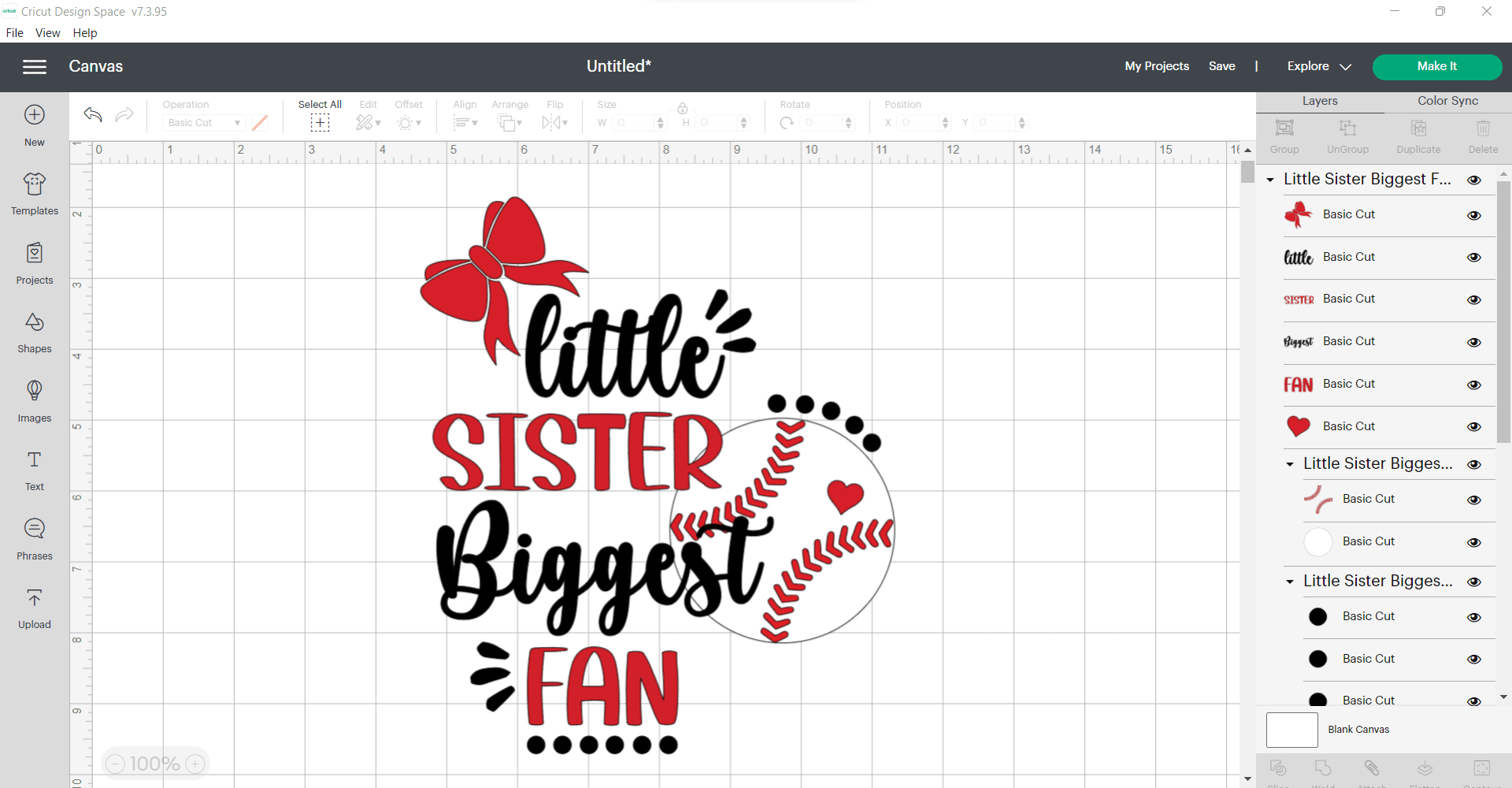 Little Sister Biggest Fan Baseball SVG Baseball Sister SVG PNG Baby Girl Toddler Shirt Cut Files for Cricut & Silhouette