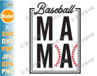 Baseball Mom Designs | Baseball Mama CLIP ART SVG PNG | Cricut Shirt Graphic Image Sublimation Decal