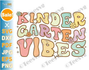 Kindergarten Teacher CLIPART SVG PNG | Sunflower Kindergarten Vibes SVG ...