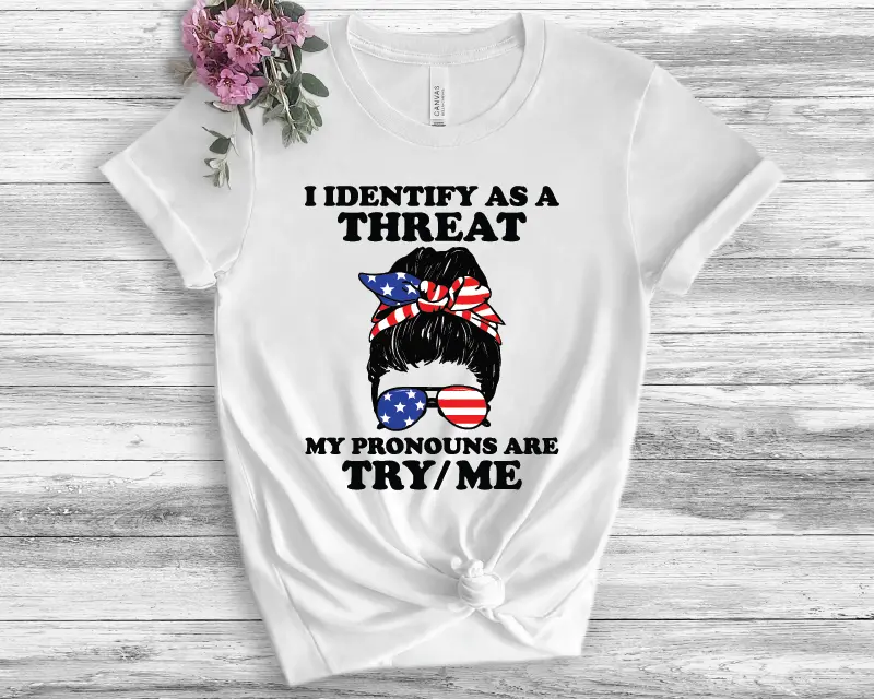I Identify As A Threat SVG Sassy Quotes Funny Quotes SVG PNG