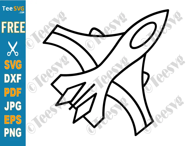 Aeroplane Clipart Black and White FREE PNG JPG SVG Image - Simple Plane Outline Clipart - Easy Airplane Hand Drawn Aircraft Vector - Flight Transparent Backgrou