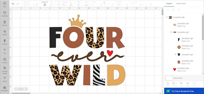 4th birthday shirt SVG PNG four ever wild