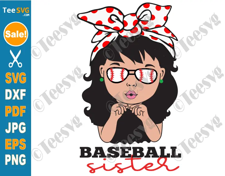 Baseball Sister Shirt SVG - Baseball Sister PNG - Baseball Sister SVG File - Little Sister Baseball SVG CLIPART Cricut